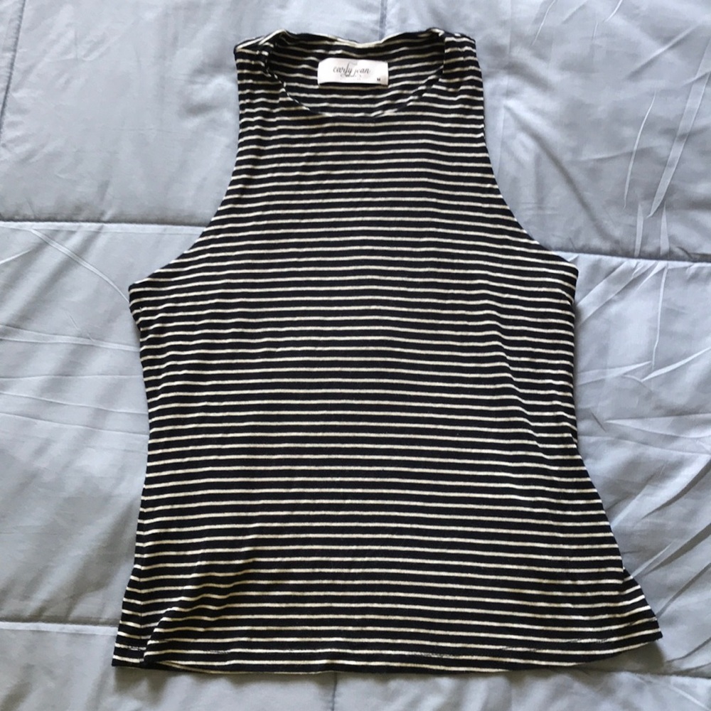 Carly Jean Los Angeles “Mason” Stripe Tank CJLA